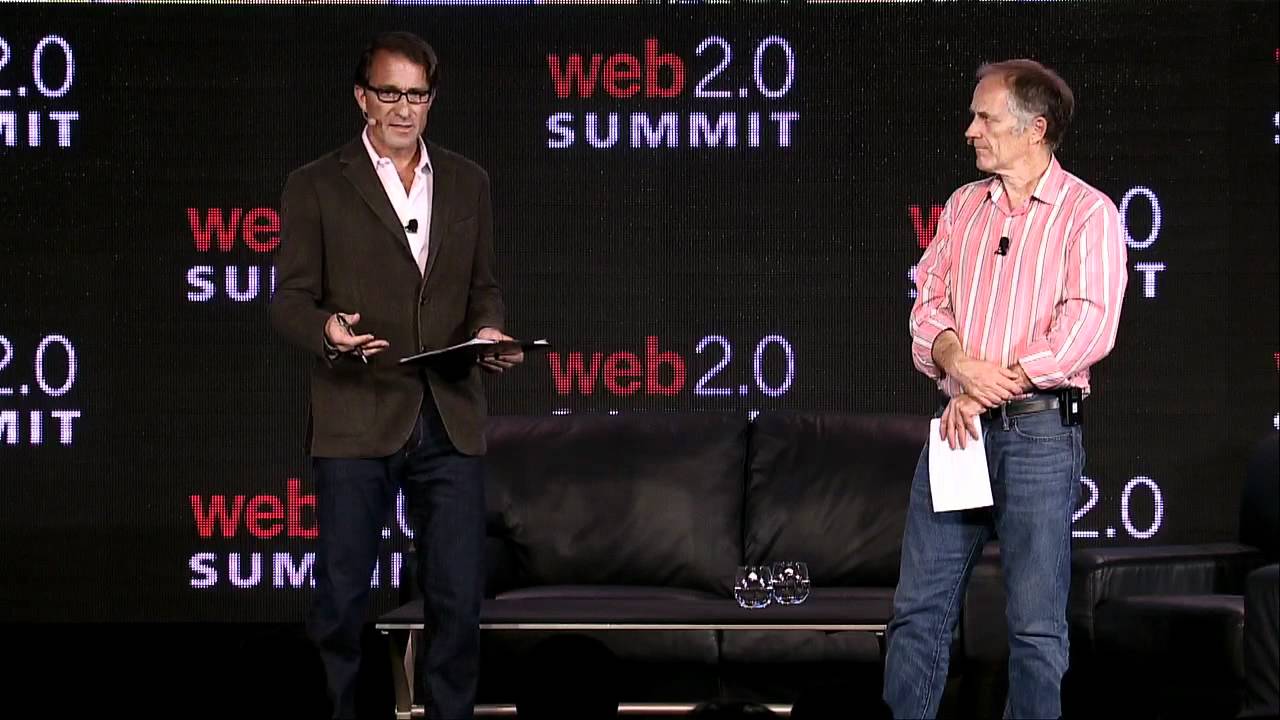 John Battelle and Tim O'Reilly at the Web 2.0 summit